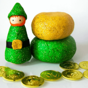 St. Patrick’s Day Playdough - Source: Playdough to Plato